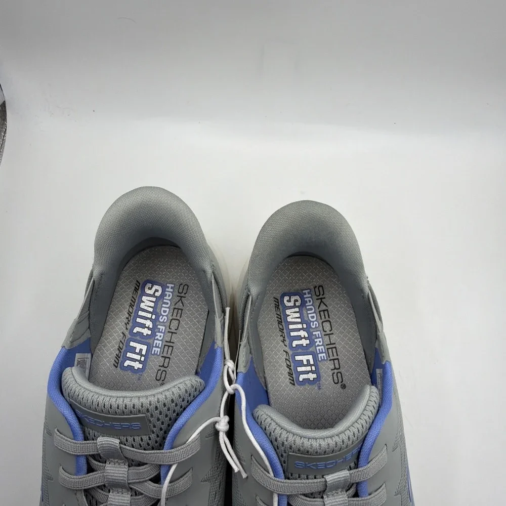 Skechers Women's Hands‎ Free Swift Fit Shoes. Grey. Size 8. New.